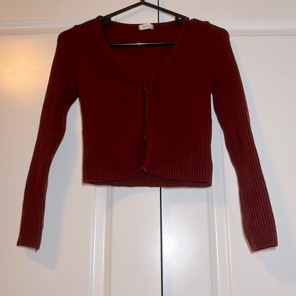 Y2K debut red sweater top